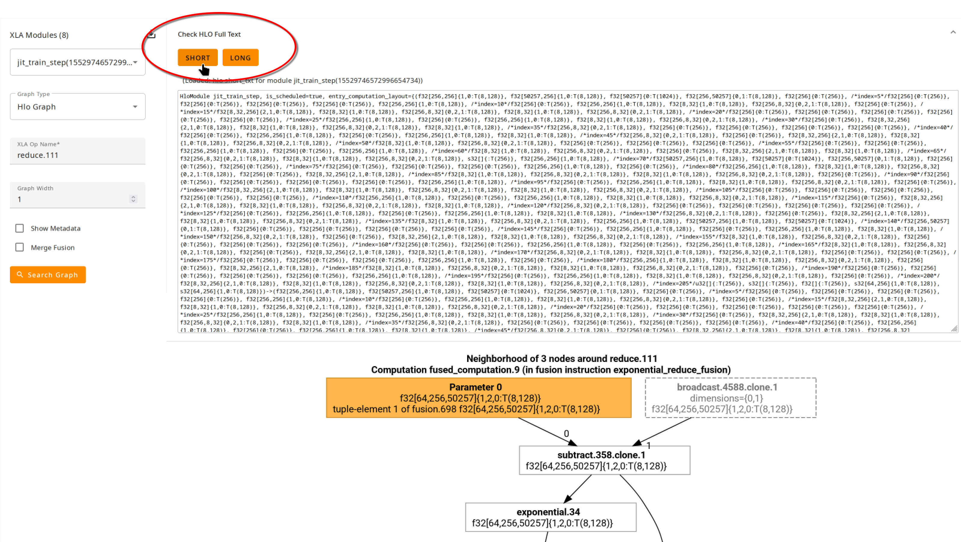 Graph Viewer HLO Full Text
