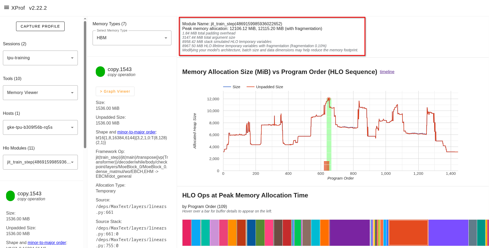 Memory Viewer Memory Text overview