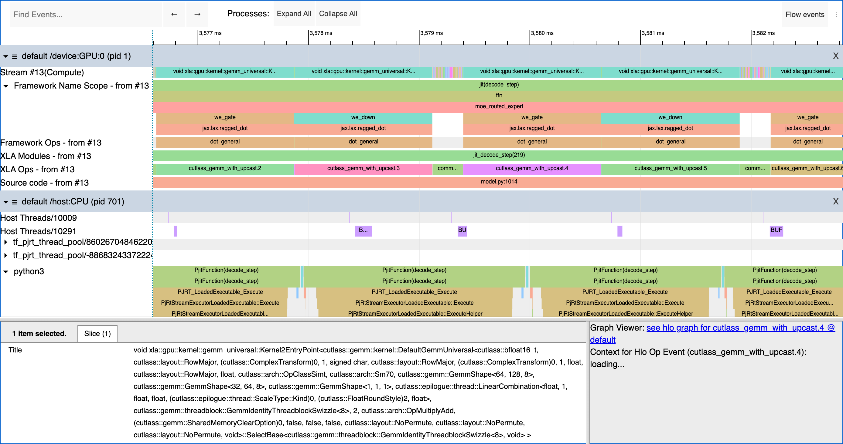 Trace Viewer for GPUs